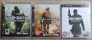 Call Of Duty Modern Warfare 1 2 3  - Playstation 3 PS3 - Bundle - Complete -...