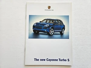 PORSCHE CAYENNE TURBO S SALES BROCHURE 2005 2006 - Picture 1 of 8