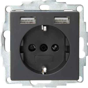 Kopp 296215182 Athenis Unterputz-Steckdose mit 2 USB-Ladesteckdosen - Bild 1 von 2