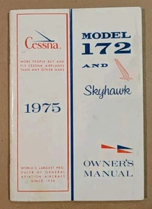 Cessna 172 Skyhawk 1975 usado manual del propietario 172M D1036-13 impreso 7/75 - Imagen 1 de 16