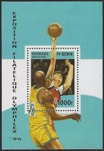 Benin 1996 MNH 1v MS, Sports, Basketball, Olympic games - Picture 1 of 1