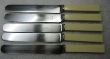 LotY - 5 x Antique DINNER KNIVES JAYS of Oxford Street - Firth Stainless Steel