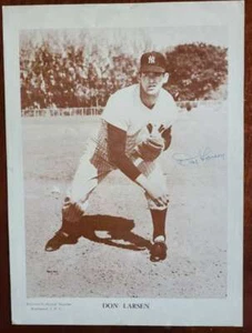 Don Larsen JSA Signed 9x12 Photo M114 Baseball Magazine Premium Autograph - Picture 1 of 2