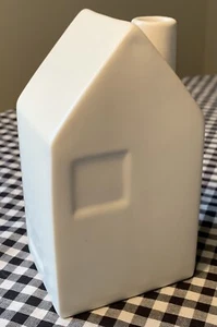 Hearth and Hand Magnolia Stoneware Ivory House Bud Vase Discontinued 5.25” EUC - Picture 1 of 6