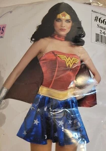 Wonder Woman DC Comics Superhero Dress Up Halloween Sexy Adult Costume Small 2-6 - Picture 1 of 6