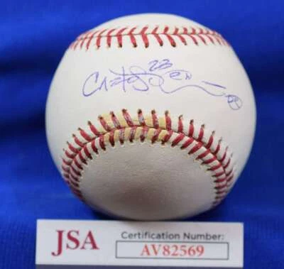 Carlos Peña Certificado de Autenticidad Certificado de Autógrafo de Grandes Ligas Firmado Béisbol Foto 1 de 2