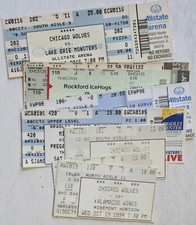 Lot 9 Chicago Wolves Ticket Stubs 1994-2016 2008 Playoffs Goo Goo Dolls AHL