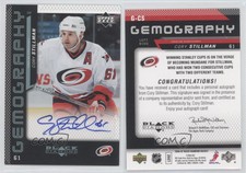 2006-07 Upper Deck Black Diamond Gemography Cory Stillman #G-CS Auto