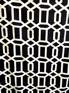 Mill Creek Fabric Geometric Lite Upholstery Canvas 57 W x 56 L Charchoal Gray - Picture 1 of 11