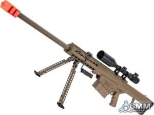 Matrix Barrett Licensed M82A1 Bolt Action Airsoft Sniper Rifle Tan - Picture 1 of 3