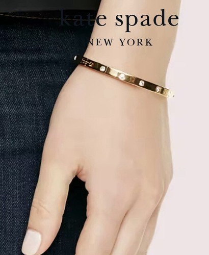 Kate Spade New York bracciale cerniera in cristallo