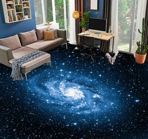 3D Blue Galaxy 43RAIN29 Floor WallPaper Murals Wall Print Decal AJ Honey - Picture 1 of 5