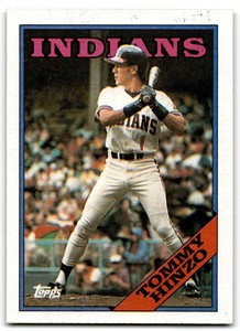 1988 Topps Tommy Hinzo Rookie Cleveland Indians #576