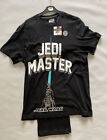 Men's STAR WARS JEDI MASTER Black 100% Cotton Pyjama Set by TU : Large