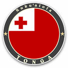 2 X Vinyl Stickers 10Cm - Nuku'alofa Tonga Flag Travel Cool Gift #5095