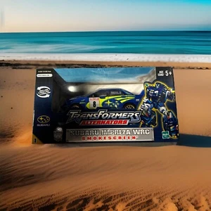2003 Hasbro Transformers ALTERNATORS #1 SMOKESCREEN WRC Subaru Impreza NIB RARE - Picture 1 of 6