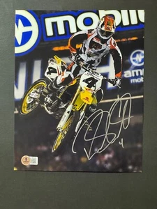 Ricky Carmichael Rare autographed signed AMA MOTO X 8x10 photo Beckett BAS coa - Picture 1 of 1