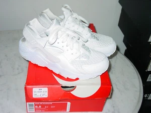 2015 Nike Air Huarache Low "Triple White" Shoes! Size 8.5 w/Box! Sold As Is! - Picture 1 of 12