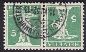 Schweiz Tellknabe 5 Rp. Type II Mi.Nr.  K 5 II gestempelt Mi.Wert 420 € (939) - Picture 1 of 2