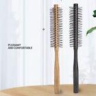 Lotus wood Round Comb Resistant Round Hair Brush Curly Hair Styling Comb  Hair