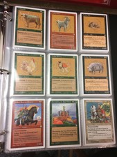 MTG Portal Three Kingdoms English Binder Collection Lot, Zodiac Ox ECT NM/LP 51
