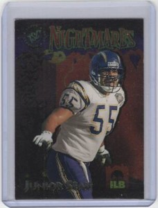1995 Topps Stadium Club Junior Seau Nightmares 