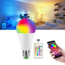 RGB RGBW LED Bulb Light Color Change E27 Lamp Bulbs Dimmable + Remote Controller