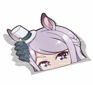 Mejiro McQueen | Uma Musume | Peeker Anime Pegatinas para Coches NUEVAS - Imagen 1 de 3