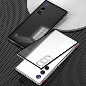 Metal Frame Bumper +Acrylic Back CaseFor ZTE nubia RedMagic 10 Air 10s 9s 9 Pro+ - Picture 1 of 21