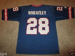 Tyrone Wheatley #28 New York Giants NFL Starter Jersey 48 LG L 