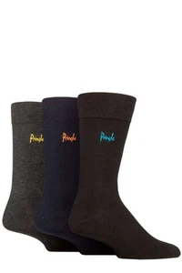 Pringle 3 Pair Men's Plain Rupert Bamboo Socks - Picture 1 of 10