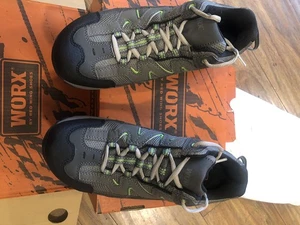 Gr. 9W Neu mit Karton! Red Wing # 5111 Damen Arbeitsschuhe grau & limette ALUMINIUMKAPPE, EH - Bild 1 von 8