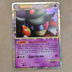 Slowking Undaunted Pokemon Card 85/90 Ultra Rare 2009 HP Heavily Played - Picture 1 of 2