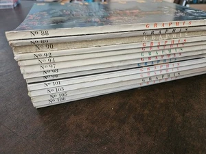 Graphis magazine x13 lot issues from 1960 1961 1962 1963 1964 - Picture 1 of 10