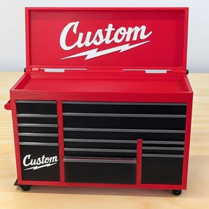 Mini Desk Tool Chest with Lid - Multiple Colours | Perfect Gift for Tradie Dad - Picture 1 of 9
