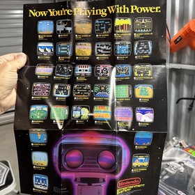 Now You're Playing With Power R.O.B. the Robot Nintendo NES Prmo Poster Insert W