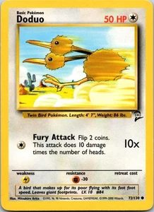 Doduo Common Base Set 2 072/130  - Picture 1 of 2