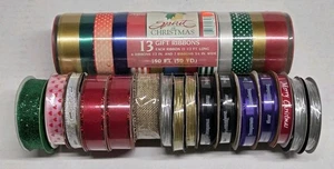 Christmas Holiday Ribbon Lot - Picture 1 of 5