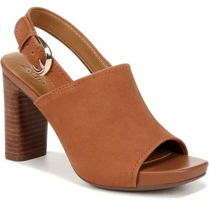 Naturalizer Womens Jianna Brown Suede Block Heel Shoes 11 Medium (B,M) BHFO 5961 - Picture 1 of 3