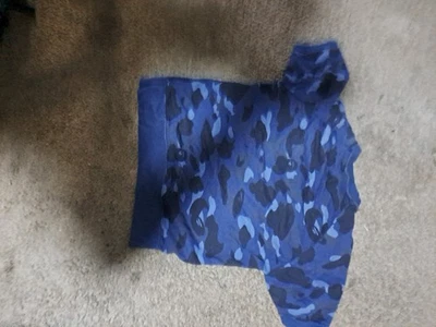 BAPE Blue Camo Crewneck A Bathing Ape Sweatshirt Men's Size Medium - Image 1 of 4