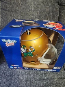 NOTRE DAME Fighting Irish Helmet Snack Bowl Football WINCRAFT New Open Box  - Bild 1 von 11