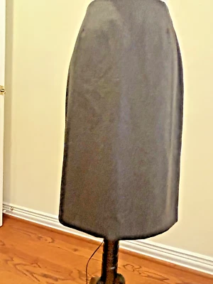 Темно-серая шерстяная юбка до колена с подкладкой Ralpf Lauren размер 8 - Изображение 1 из 4