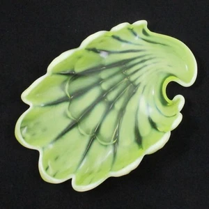 DUNCAN MILLER #130 SANIBEL CELERY TRAY IN VASELINE OPALESCENT GLASS - Picture 1 of 5