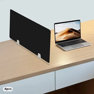 Desk Divider 4X Desk Dividers Office Desk Partitions Privacy Desk Panel w/ Clamp - Picture 1 of 18