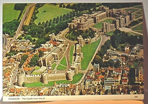 windsor castle aus der luft uk postkarte - Bild 1 von 3