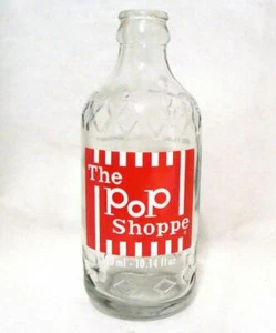 Vintage THE POP SHOPPE Glass Soda Bottle 10oz Embossed Label Denver Co - Picture 1 of 11