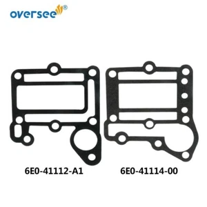 6E0-41112 +6E0-41114 Gasket Exhaust Kit For Yamaha Outboard Motor 2T 4HP 6E0 - Picture 1 of 2