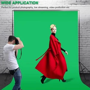 Black/Green/White 2 X 2m Photo Chromakey Backdrop Studio Stand Background Kit - Picture 1 of 12
