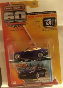 KKar Matchbox - 2013 - 60th Anniversary #12 Aston Martin - Blue - Picture 1 of 2