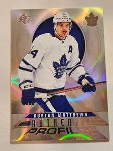 Auston Matthews - 2020-21 SP Authentic Profiles Sphericity Insert Card - Picture 1 of 2